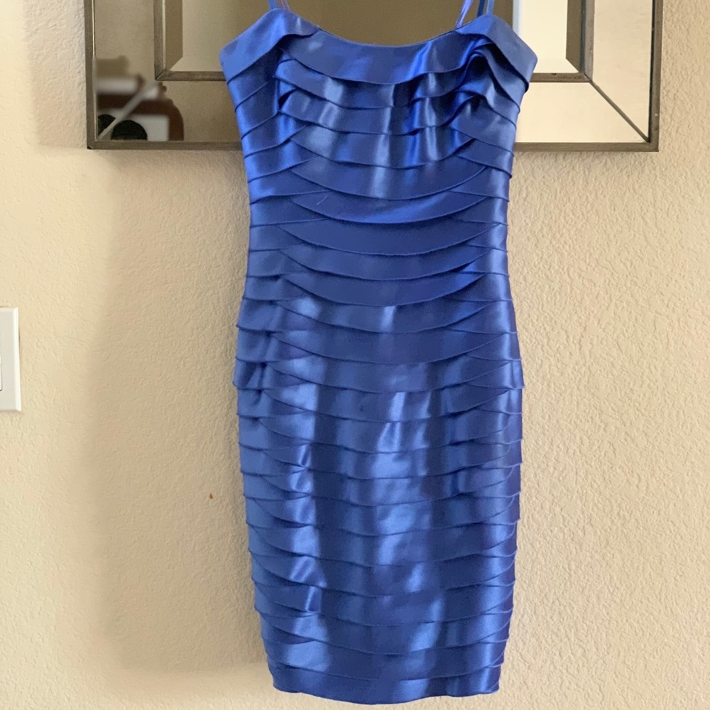 Periwinkle blue short dress